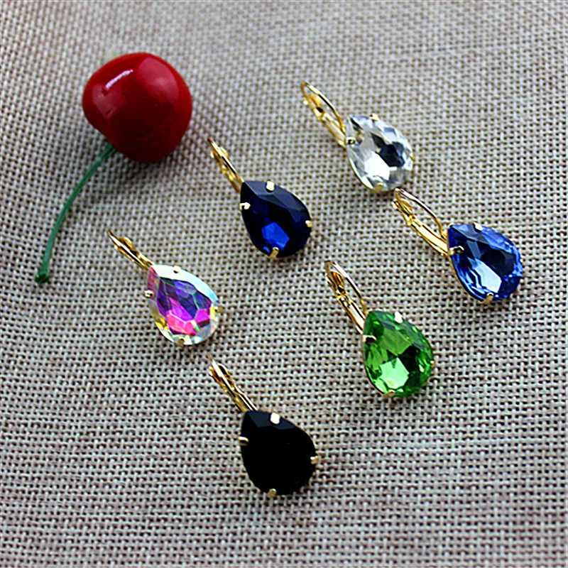 Серьги с крючком для ушей женские украшения дня рождения красивые черные белые