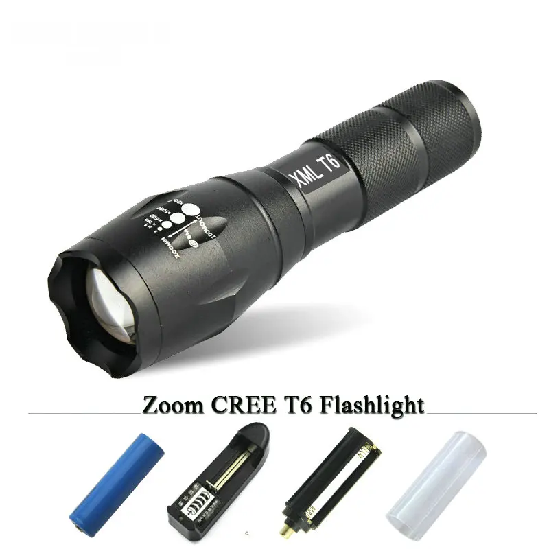 Портативный Zoomble cree xm l2 t6 светодиодный фонарик перезаряжаемый фонарь