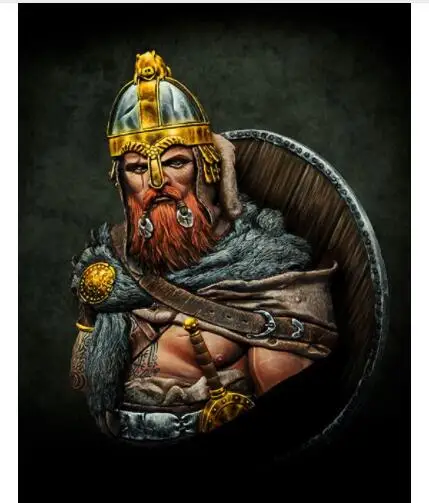 1/10 Viking pride старинный воин грудь игрушка смола модель миниатюрный комплект unassembly