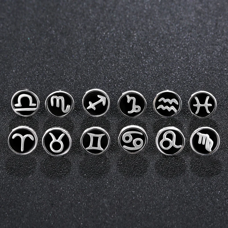 S990 серьги из чистого серебра мужские с созвездиями день темперамент корейский