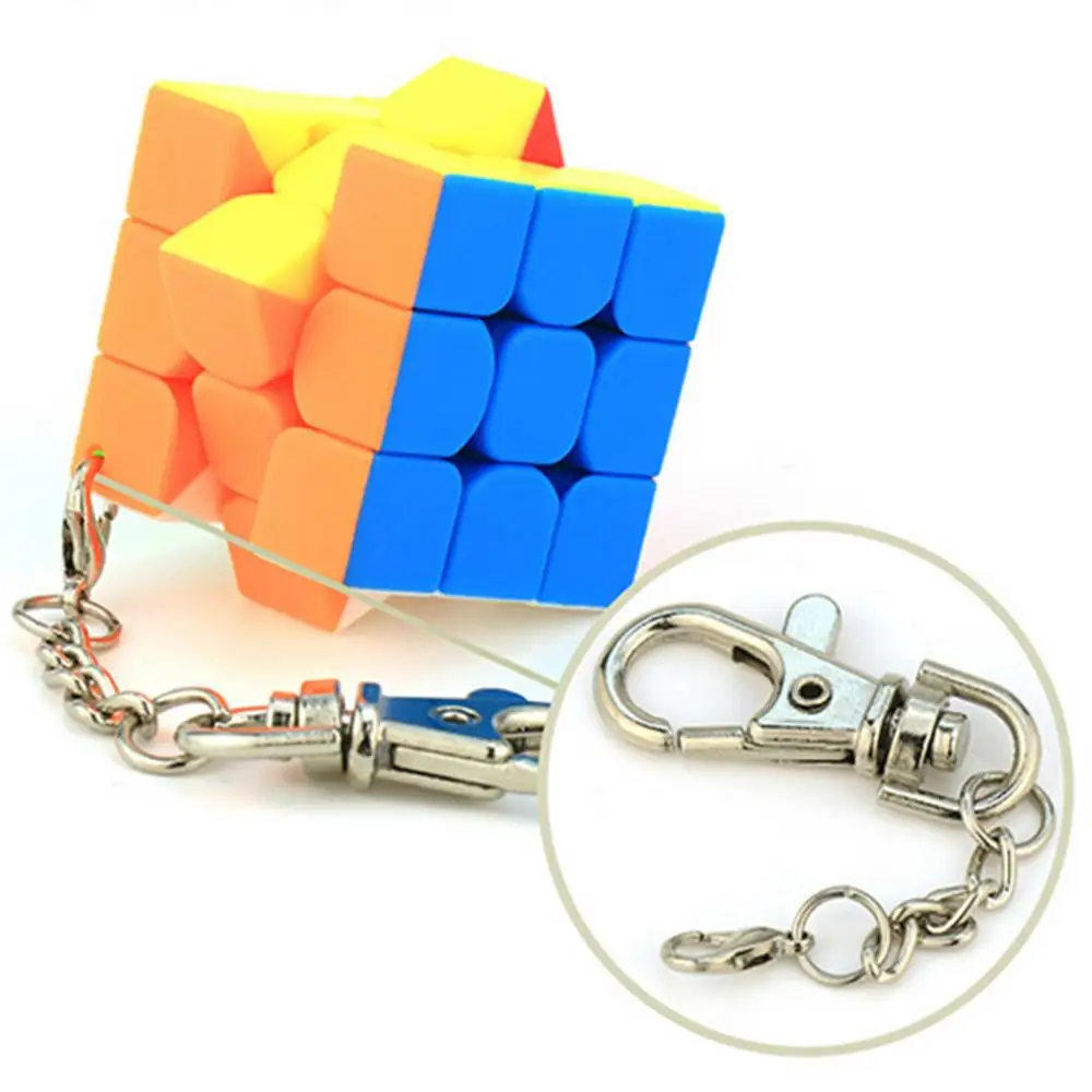 2019 Новое поступление Cubing классная цепочка для ключей 3 см 3x3 магический куб