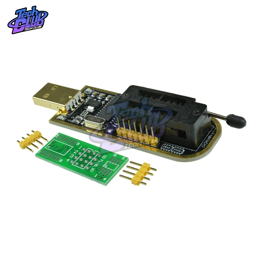 Программатор USB WCH341A серия 24 EEPROM Writer 25 плата флэш BIOS SPI модуль для TTL 5 3 В Драйвер