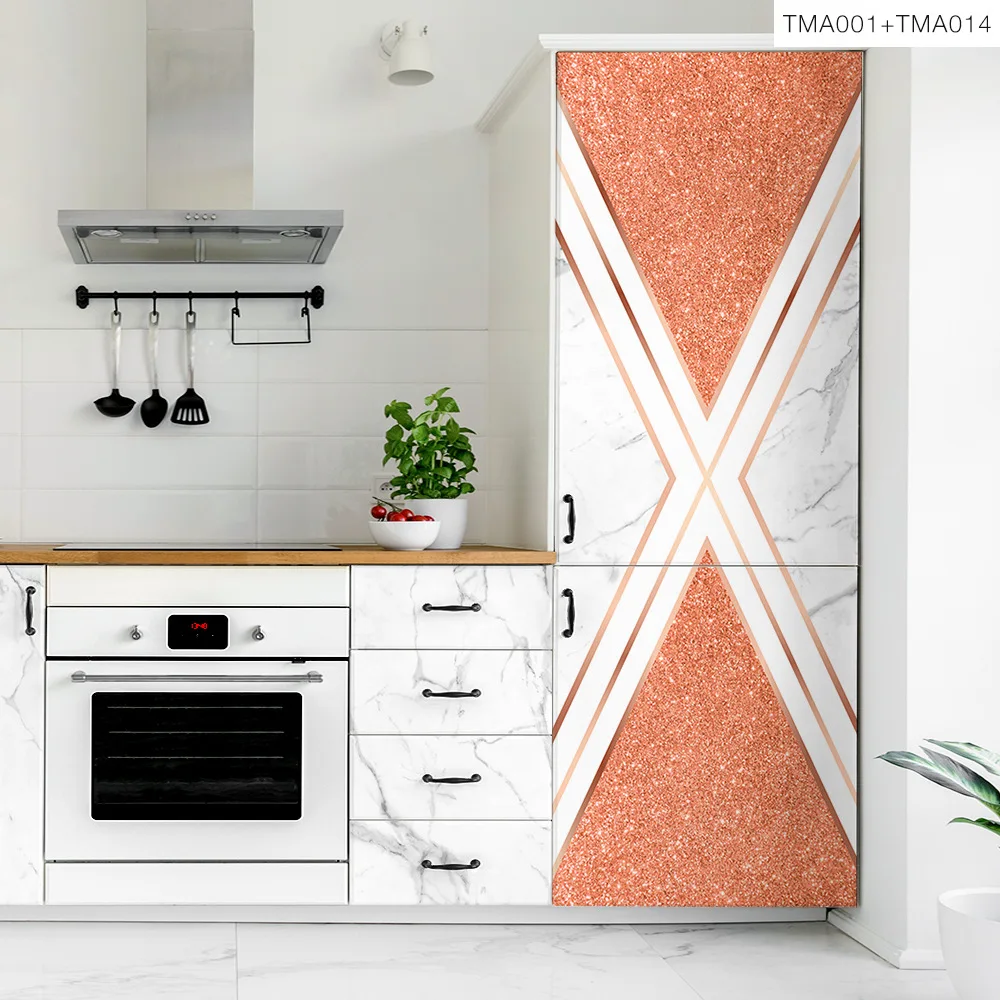 Самоклеющиеся наклейки для кухонной мебели DIY экологически чистые мраморные