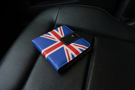 unionjack Универсальная высококачественная CD сумка для хранения зонтика для MINI COOPER car styling для Countryman R50 R53 R55 R56 F55 F56 F54 F60 ect - Название цвета: unionjack