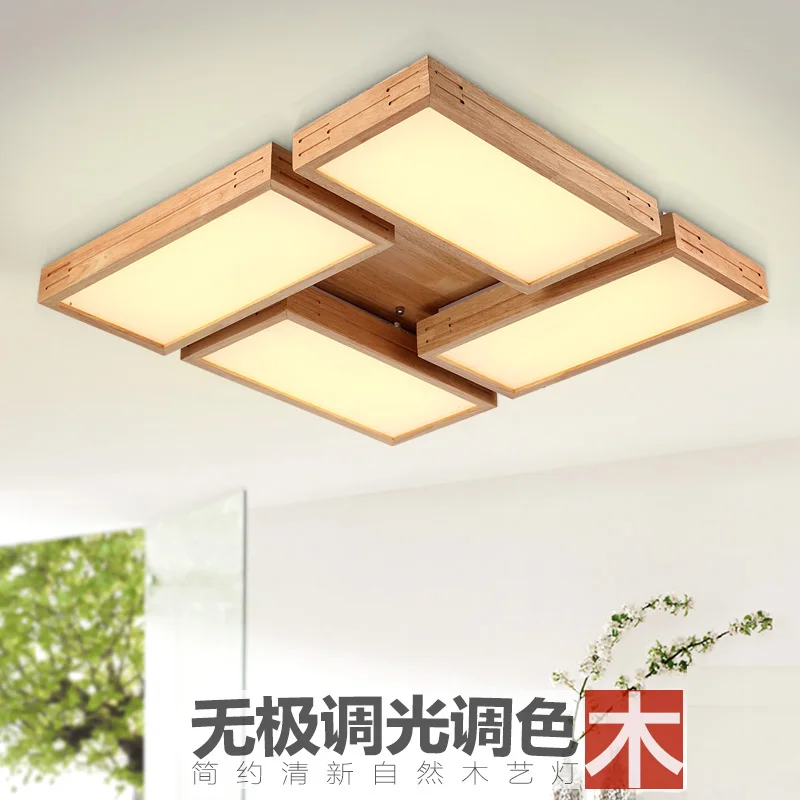 Светодиодная акрилосветодиодный деревянная лампа в скандинавском стиле