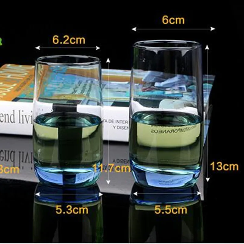 2 шт. стекло пива чашка чайная кружка молоко фруктовый сок домой Drinkware Цвет 16.4 | Дом