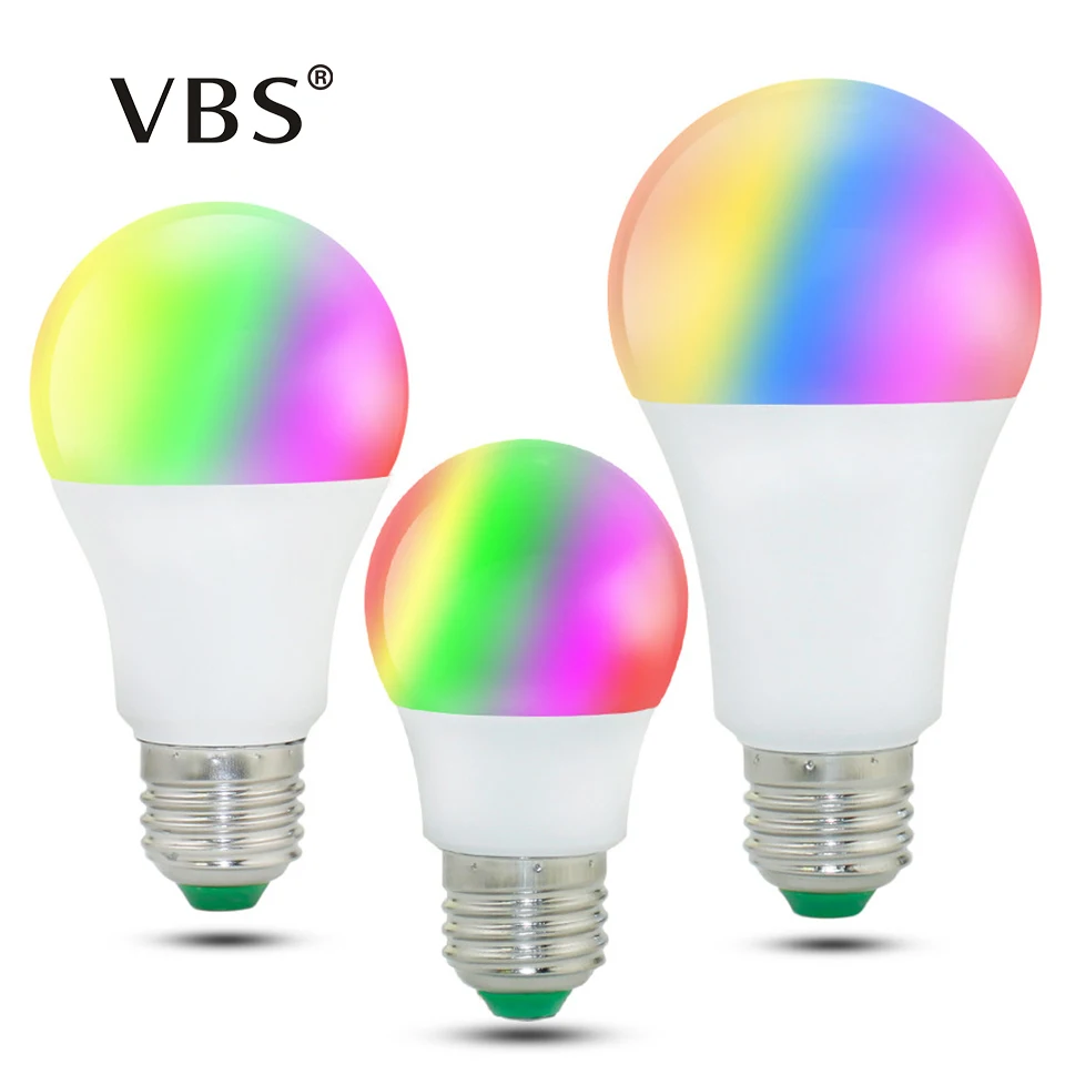 Светодиодный RGB лампа E27 E14 3 Вт сменная светодиодная лампочка светодиодный