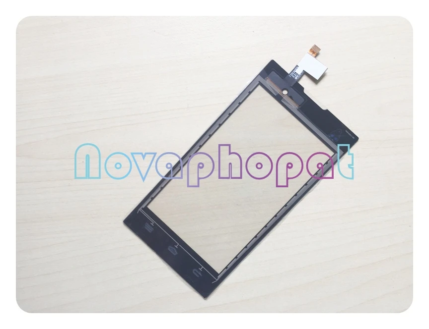 Novaphopat Черный сенсорный экран для Fly IQ4418 ЖК дисплей дигитайзер сенсорная панель