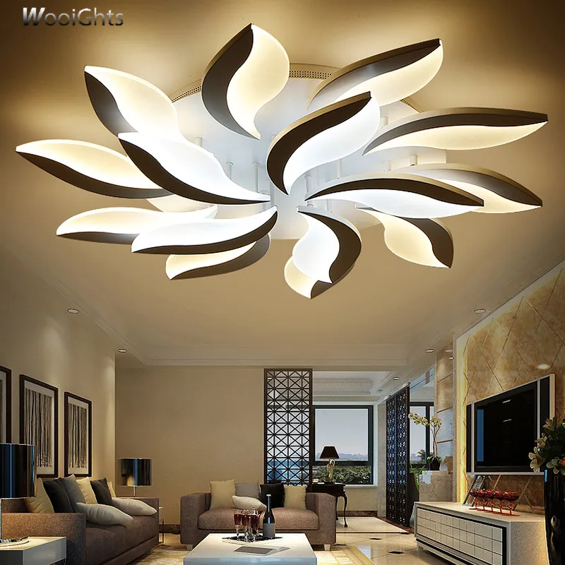Wooights Chandelier lights for living room Bedroom Study Room home Dec Acrylic Ceiling Lamp Fixture | Освещение