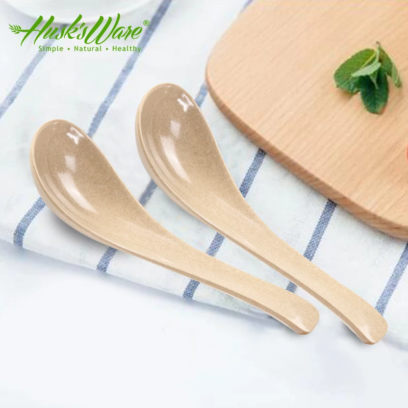 HUSK'S WARE 100% натуральная рисовая шелуха китайская суповая ложка для детского
