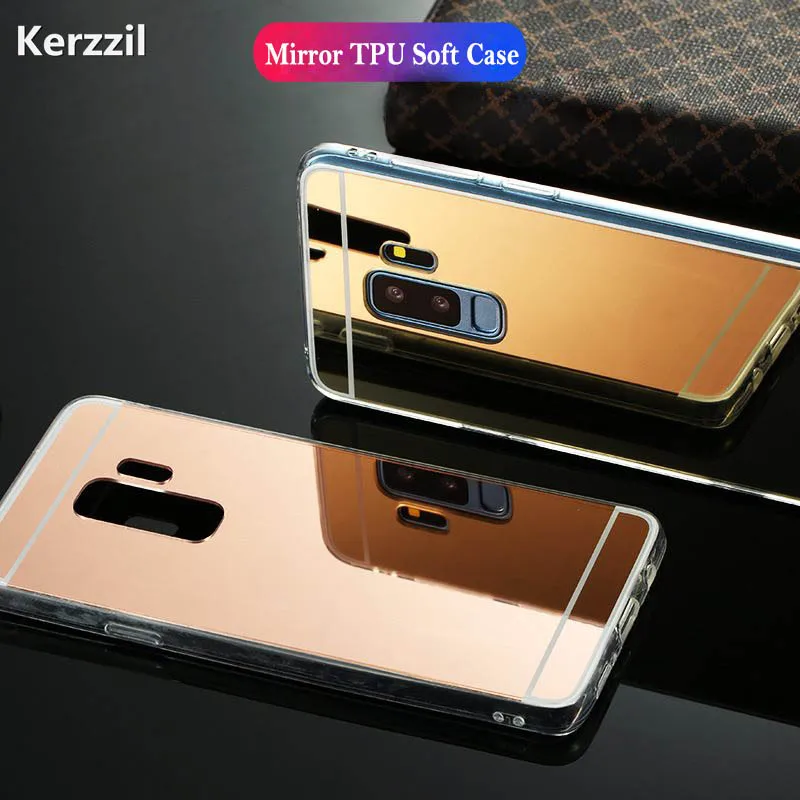 Kerzzil чехол для Samsung Galaxy Note 8 S7 S6 Edge зеркальный ТПУ J6 J4 J2 Pro S9 S8 A6 A8 Plus 2018 A5 A7 A3 J3 J5 J7