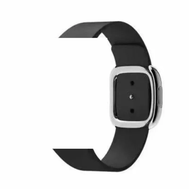 Сменный ремешок из натуральной кожи для Apple Watch, 4 ремешка, 44, 40, Современный браслет с пряжкой, ремешок для часов для i-Watch, серия 3, 2, 1, 38/42