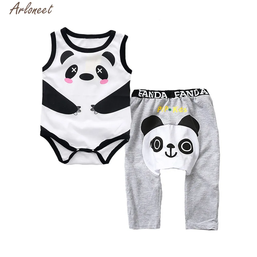 ARLONEET/одежда Летний комбинезон с рисунком для маленьких мальчиков и девочек +