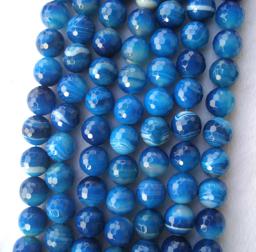 Бусины Из Натурального голубого агата 16 мм | Украшения и аксессуары
