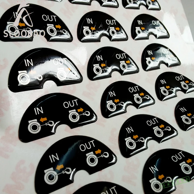 Эпоксидная наклейка на заказ для печати этикеток/по индивидуальному заказу 3D