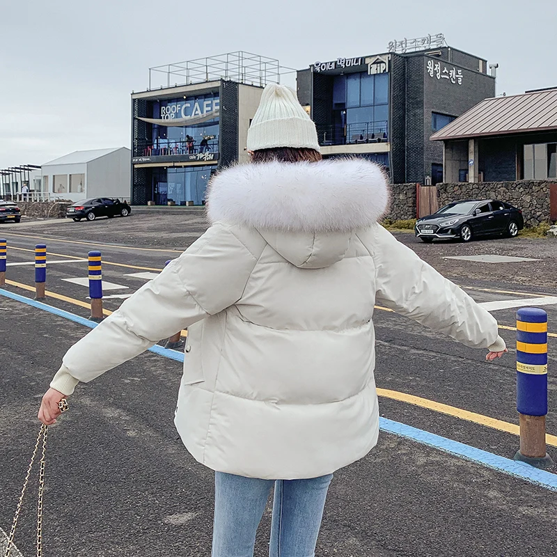 Faux Fur Parkas Winter Jacket Women Thick Snow Wear Coat Lady Clothing Female Jackets Down cotton New 2019 | Женская одежда