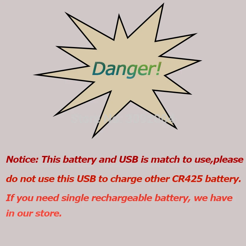 Перезаряжаемые cr425 Батарея Поплавки матч USB к Применение Костюмы для различных