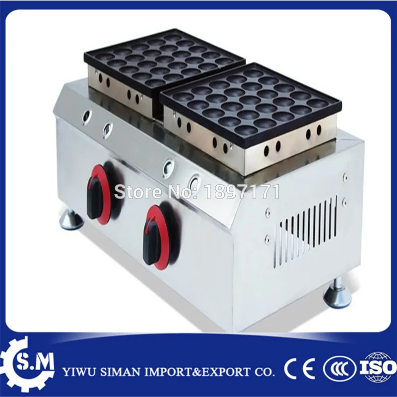 Goedkoop 50 Stks Gas 110 V 220 V Mini Pannenkoek Machine Poffertjes Grill Nederlandse Wafelijzer Muffin Machine