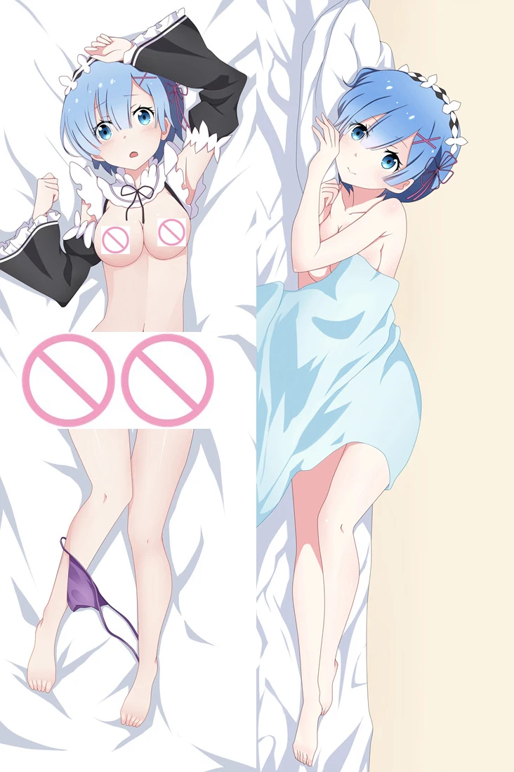 Июль 2016 года Обновление Re:Zero-start Life in other World-наволочка с рисунком Rem &amp Ram наволочка