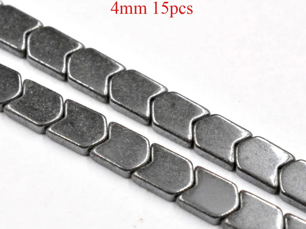 FLTMRH Natural Stone Hematite Beads Bright Geometric shape beads for DIY Necklace Bracelet Jewelry Making Accessories | Украшения и