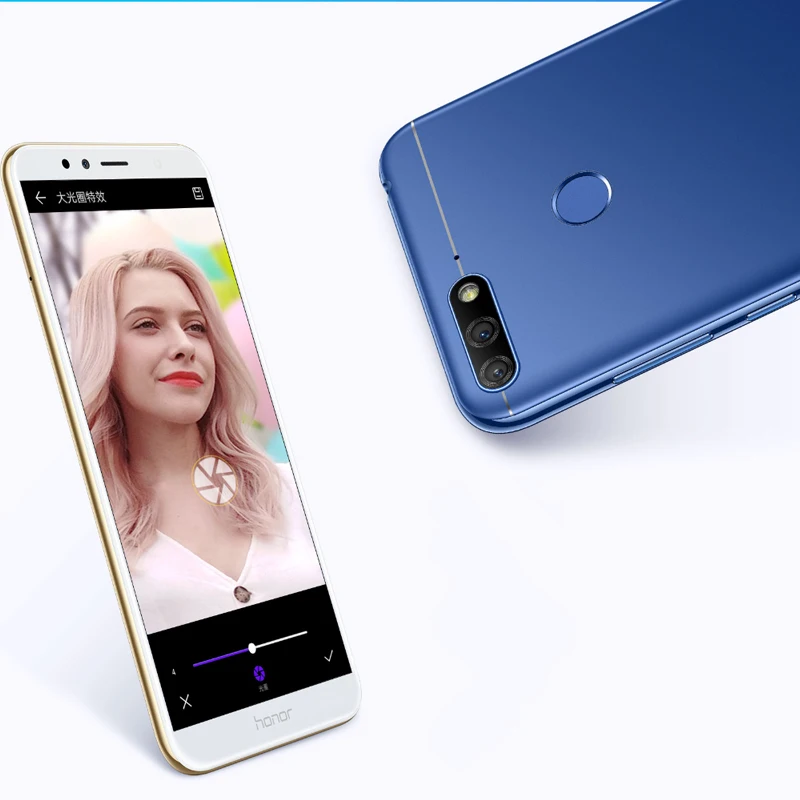 Оригинал Honor 7A 3 ГБ ОЗУ 32 Гб ПЗУ отпечаток пальца ID 13MP двойная камера Snapdragon 430