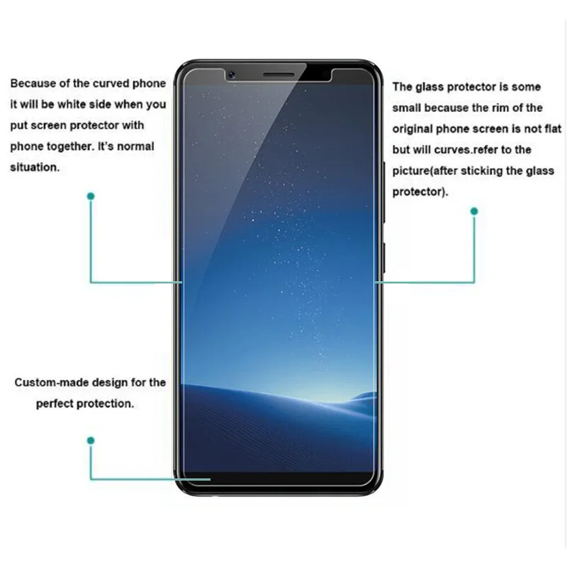 Закаленное стекло 9H 2.5D для Vernee Mars Pro защита экрана защитная пленка телефона