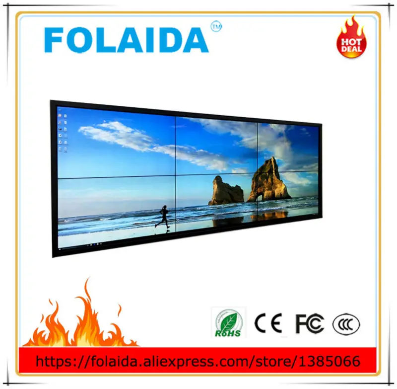 FOLAIDA 46 дюймов FLD LCD видео панель/видео настенный экран для Samsung мониторинга 05|paneling