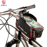 inizeal waterproof bike wallet phone holder 6 inch touch screen bicycle tube smartphone gps bag suporte celular dirt proof