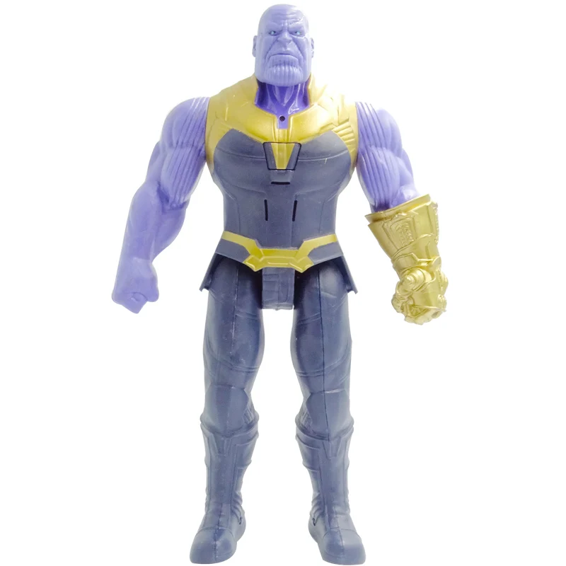 Thanos no box 30 см Marvel Мстители Веном Бэтмен Супермен флэш танос Халк Росомаха Черная пантера Человек-паук фигурка куклы игрушки для детей - Color: Thanos no box