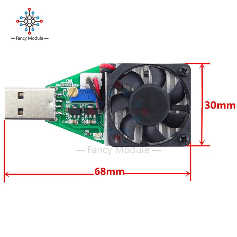 Электронный тестовый резистор 15 Вт DC 3 в-21 в USB интерфейс тестер емкости разряда