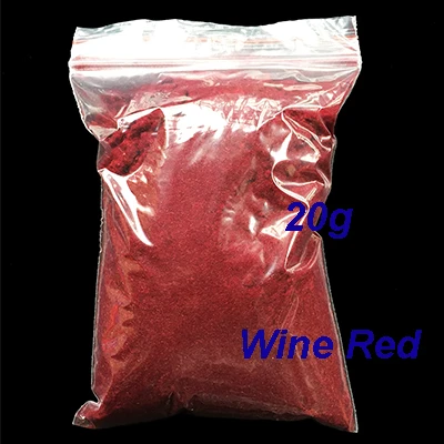 Wine red 14 20 цветов 20 г/пакет конфеты Декоративный Лак для ногтей DIY Советы Дизайн бархат стекаются Пыль порошок Маникюр бархатный порошок - Цвет: Wine red 14