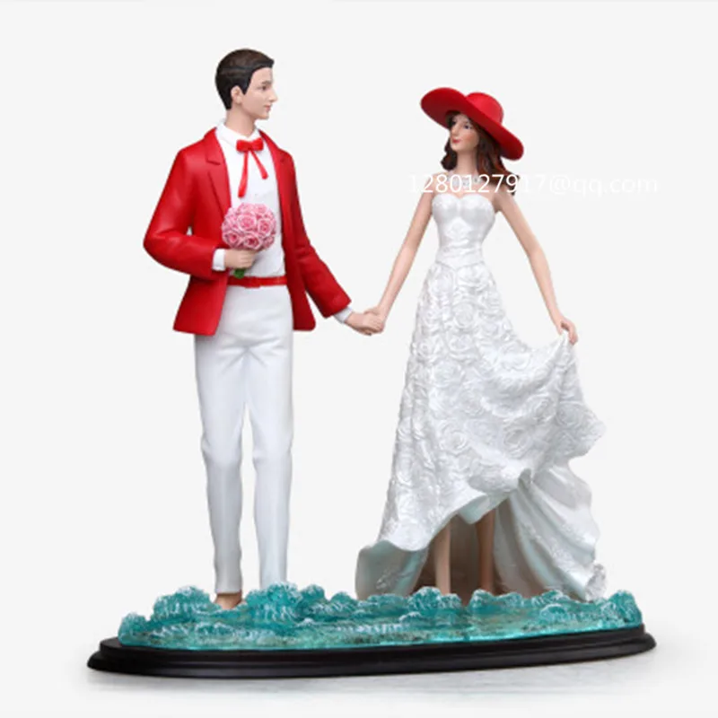 Love You Forever Creative Wedding Home Fashion Decoration Art Craft Resin Action Figure Collectible Model Toy Q194 | Игрушки и хобби
