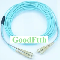 armoured armored patch cords sc sc om3 duplex goodftth 1 15m