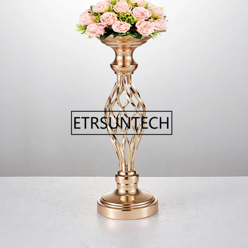 10 шт./лот цветы вазы подсвечники дорожный свинцовый стол Центральная