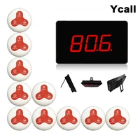 ycall 433 92mhz restaurant pager wireless calling paging system table bells call button customer service k 2000ak o3