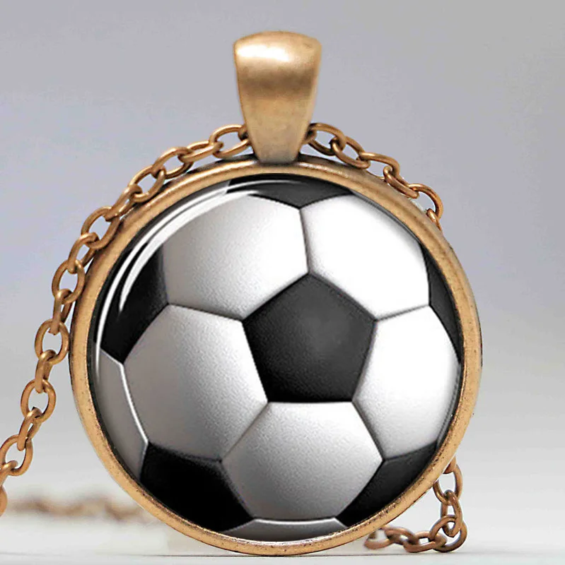 1 шт. ожерелье с подвеской в виде футбольного мяча|pendant necklace|necklaces soccernecklace glass |