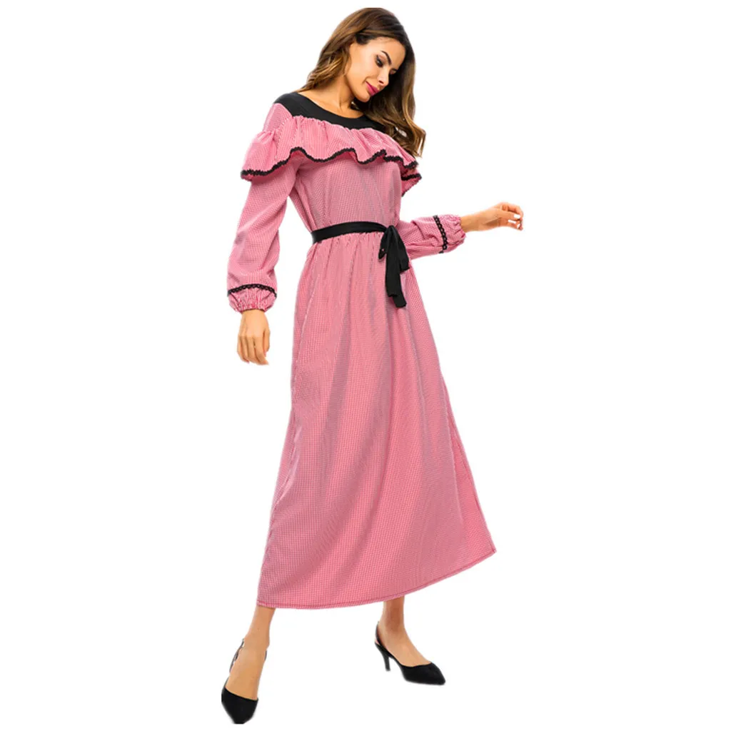 Мода ОАЭ абайя Дубай Кафтан мусульманское платье женское 2019 печатное бархатное