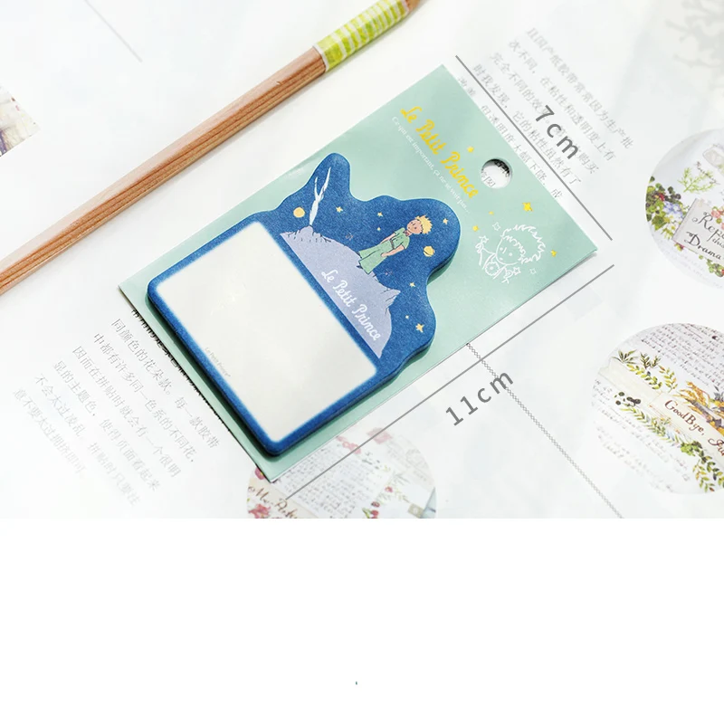 

Cartoon Little Prince Memo Pad Paper Sticky Notes Planner Sticker Paste Kawaii Stationery Papeleria Office School Supplies