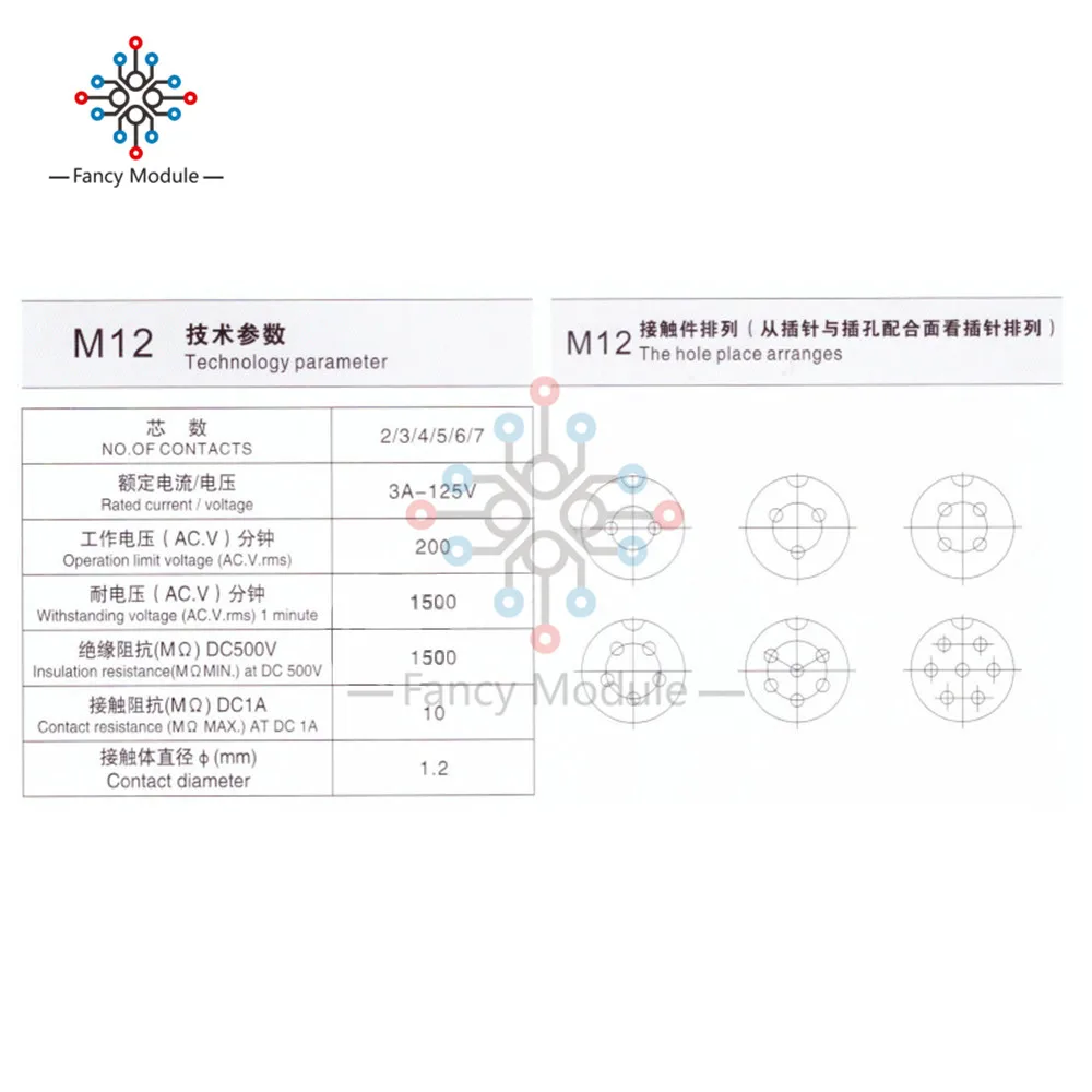 1 комплект GX12 2/3/4/5/6/7Pin 12 мм авиационный штекер и гнездо винтовой резьбовые