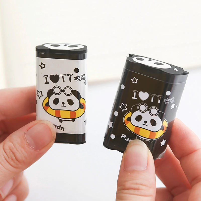 Kawaii Panda ластики мини животное резиновая Милая студенческая мода корейские