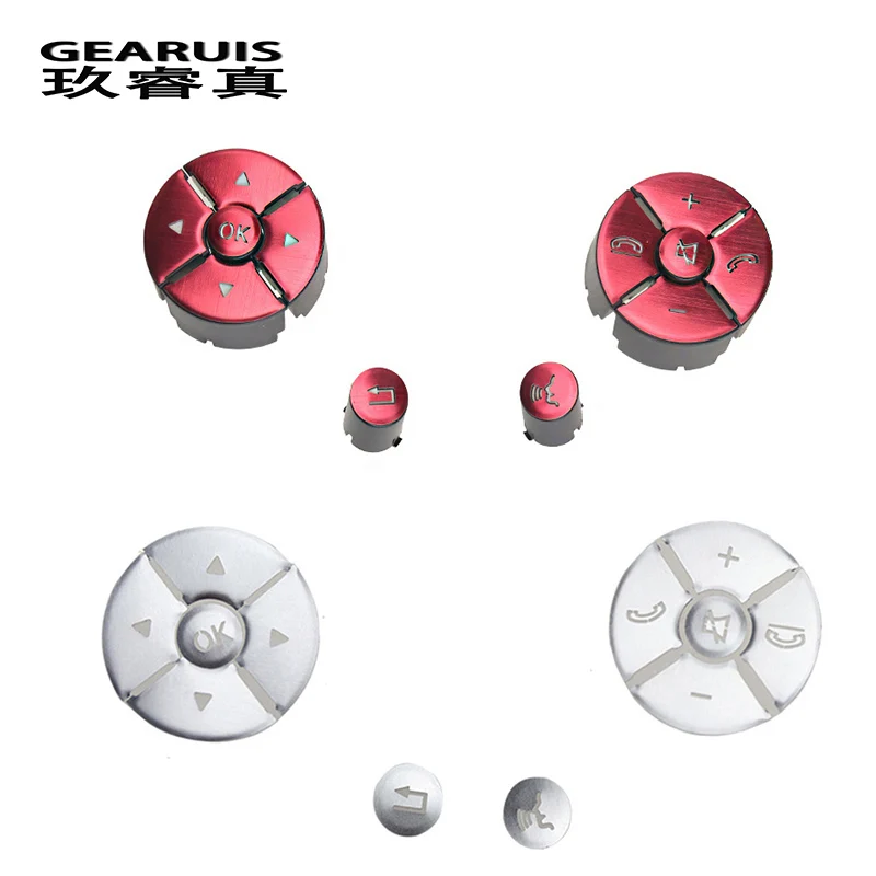 

Car Styling Steering Wheel Buttons protection Cover Sticker Trim For Mercedes Benz C E Class W204 W212 Interior Auto Accessories