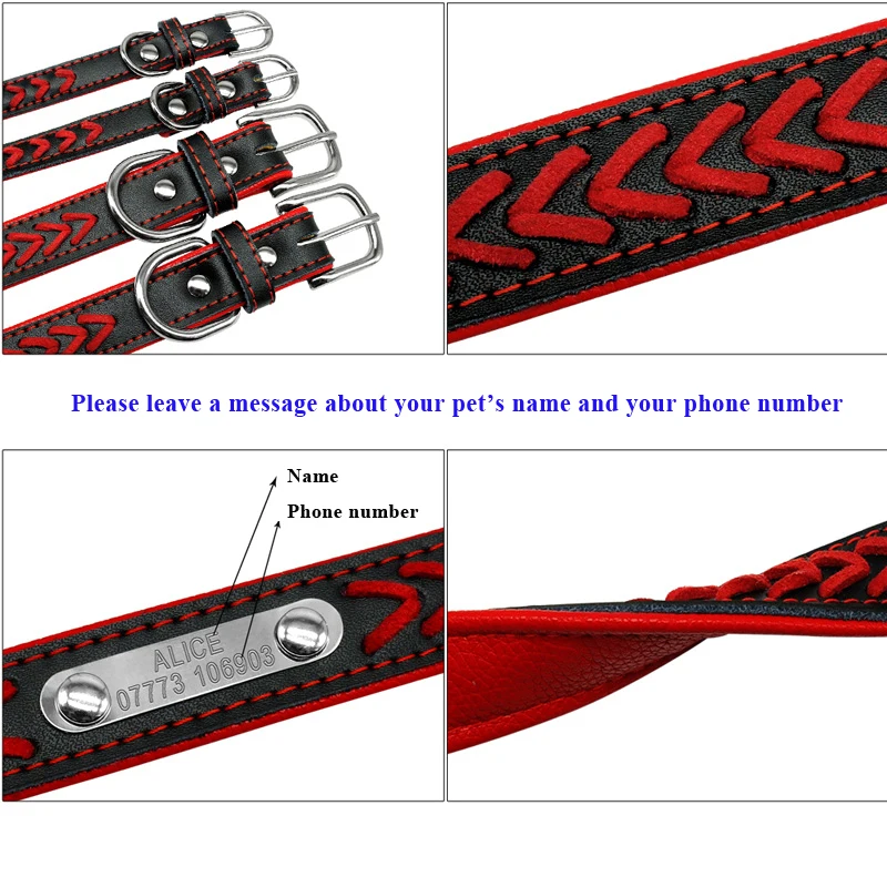 Ошейники для собак именные ярлыки Индивидуальные кошек ошейники домашних