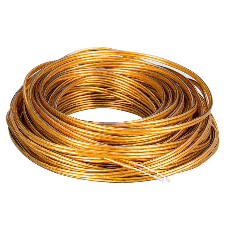 Оригинальный звуковой кабель CAV HIFl для стереоколонок золотая линия с одним