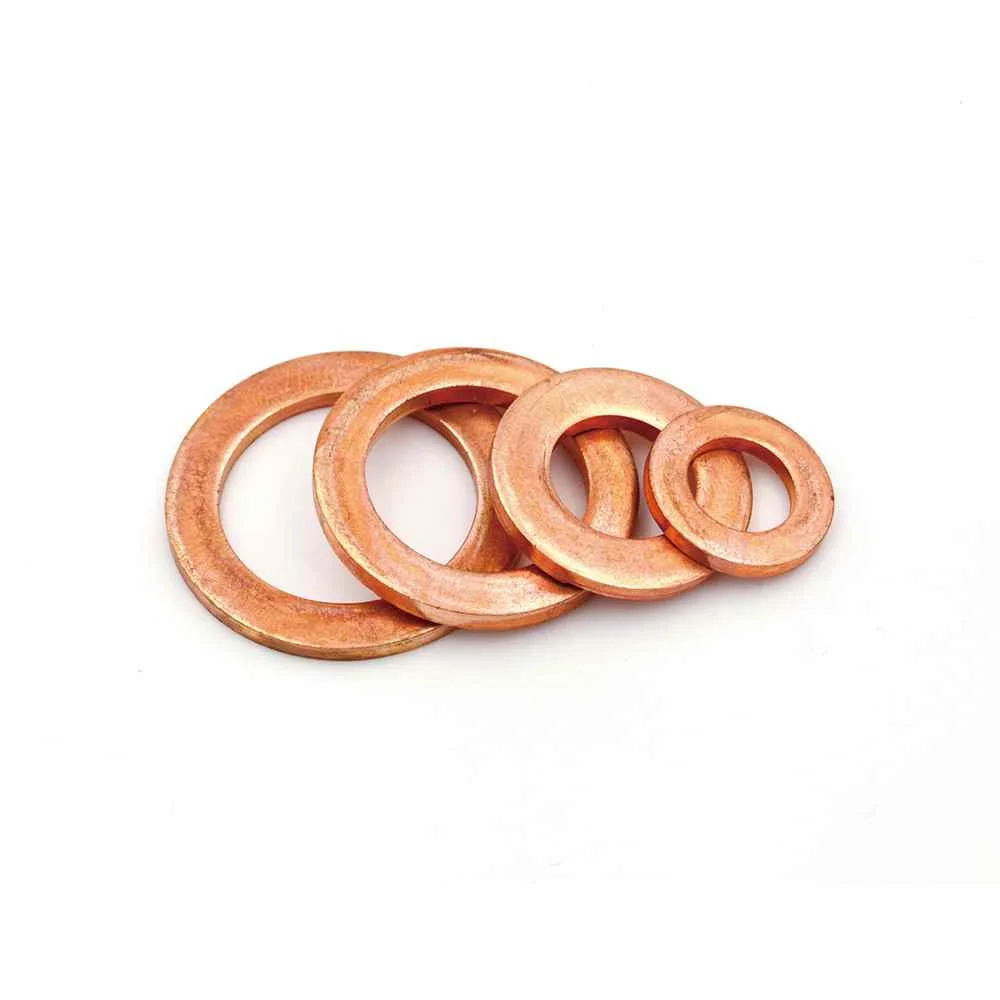 1pack Flat Ring Gasket M4-M14 Solid Copper Washer Sump Plug Oil Seal Fittings Boat Washers Fastener Hardware Accessories | Обустройство