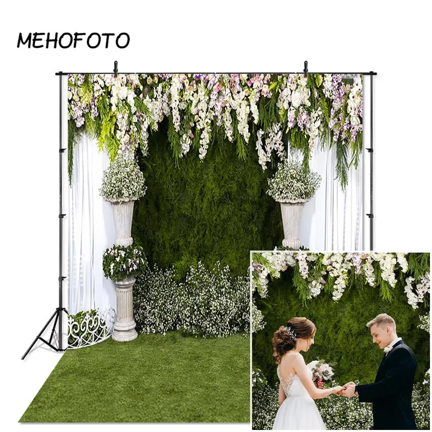MEHOFOTO свадебный фон для фотосъемки сад растения цветы празднование Романтический