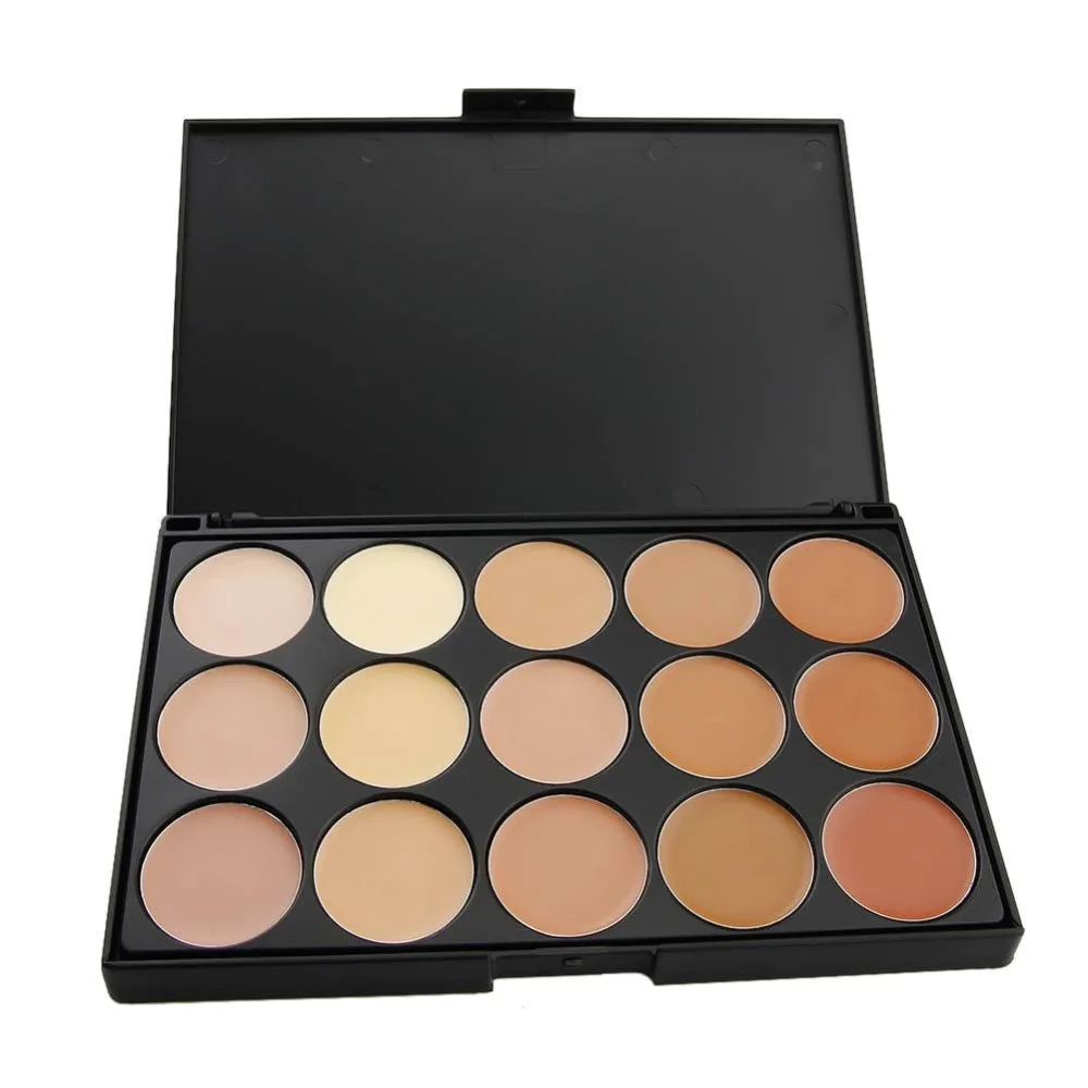 15 цветов профессиональный макияж консилер Маскировка лица Крем Палитра