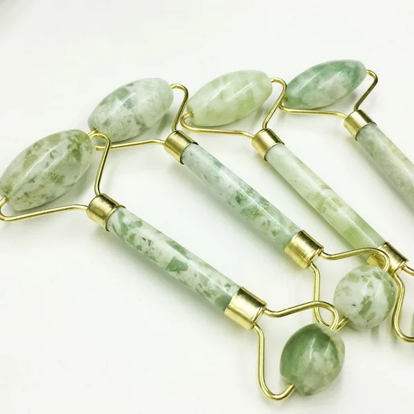 by dhl 200pcs Facial Beauty Massage Tool Jade Roller Face Thin massager Relaxation Tool face massager jade roller