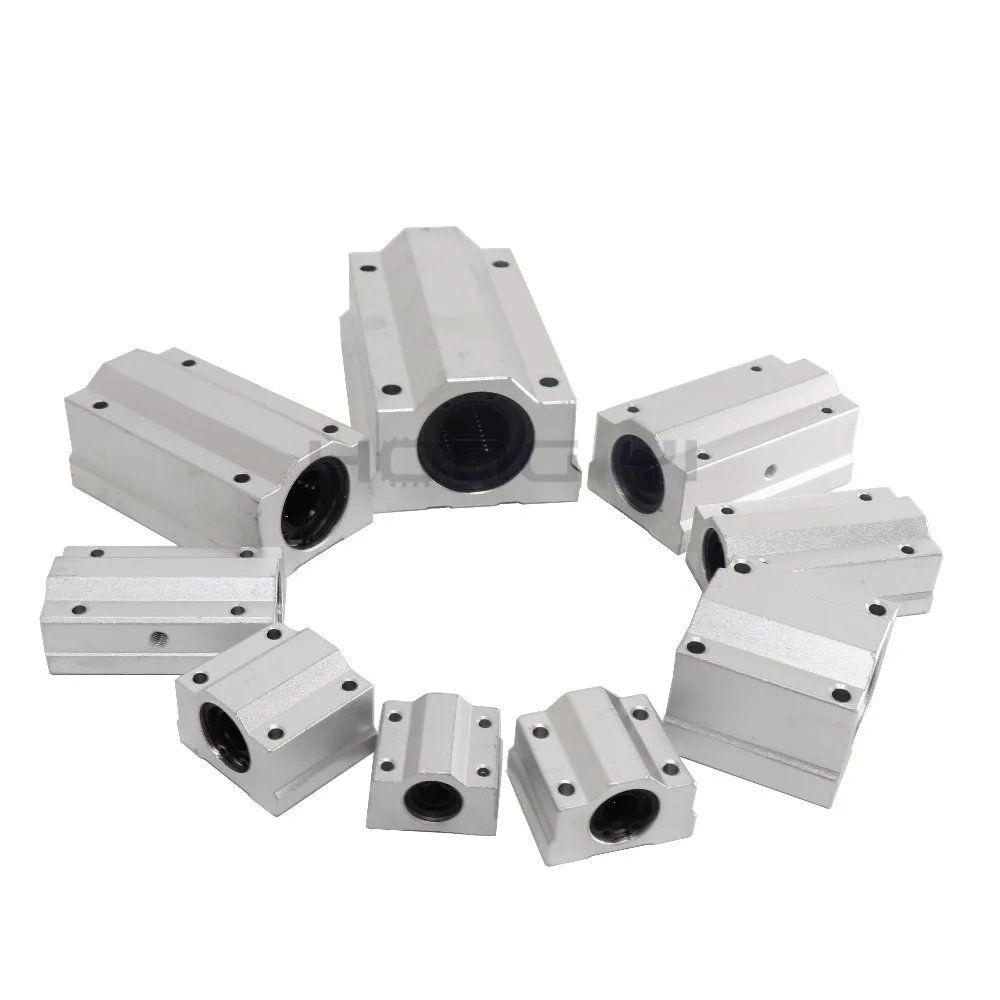 4 шт. SCS8UU SCS6UU SCS10UU SCS12UU SCS8LUU SCS10LUU SCS16UU пешлов голубого линейный блок для SBR16 CNC глубокий шаровой подшипник паза