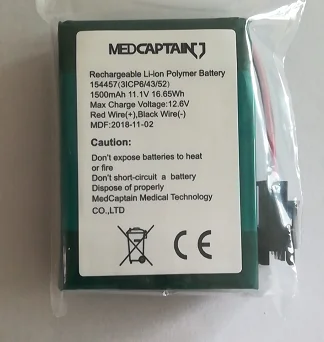 

Аккумулятор, P/N: 7404000006 Инфузионные насосы, шприц Medcaptain MP30 (новый, оригинальный)
