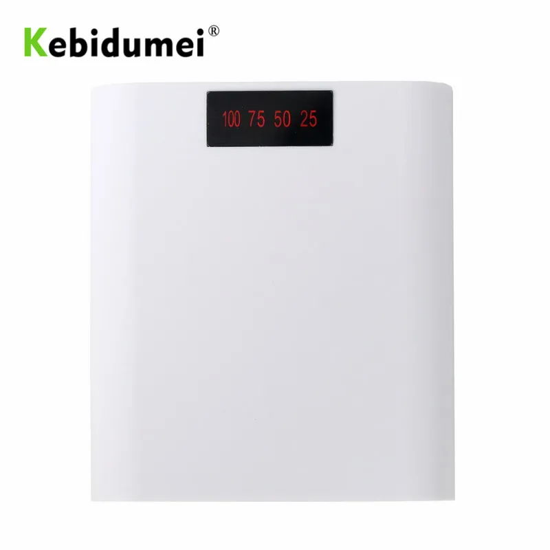 Kebidumei USB 4X 18650 Внешний Аккумулятор Чехол порт DIY корпус коробка зарядное